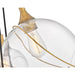 Hinkley 30309 Skye 18-lt 39" LED Chandelier - Clear Glass