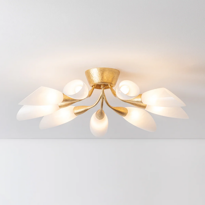 Hudson Valley 3031 Enfield 9-lt 31" Semi Flush Mount