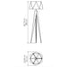 Accord 3034 Facet 1-lt 65" Tall LED Floor Lamp
