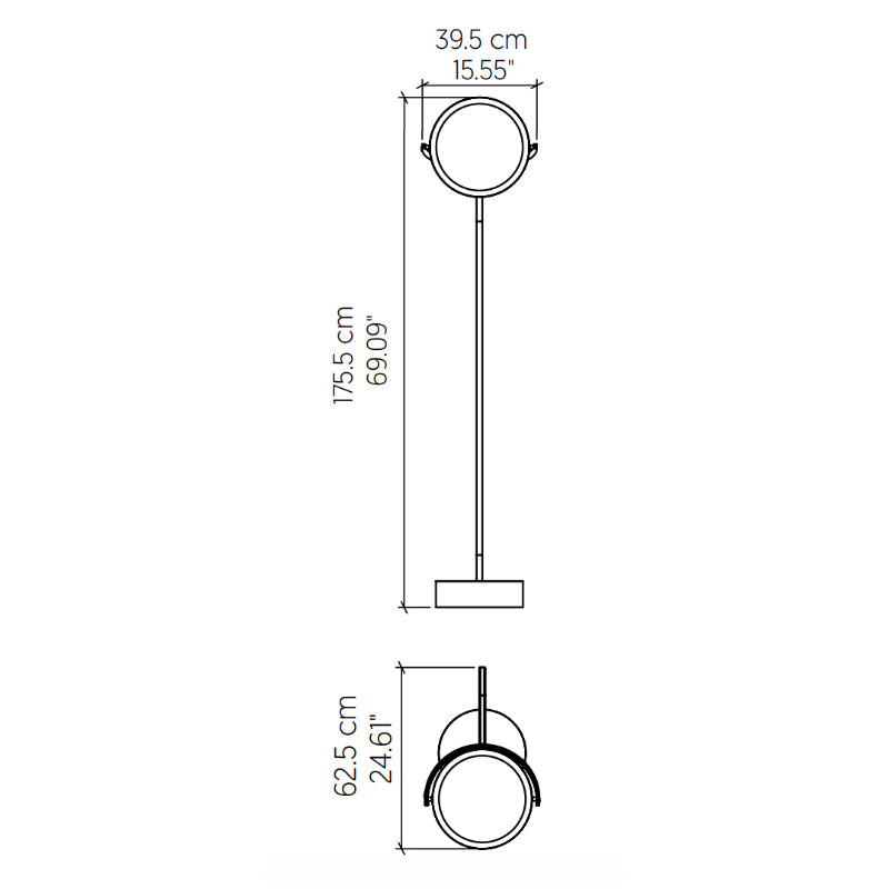 Accord 3039 Naia 1-lt 69" Tall LED Floor Lamp