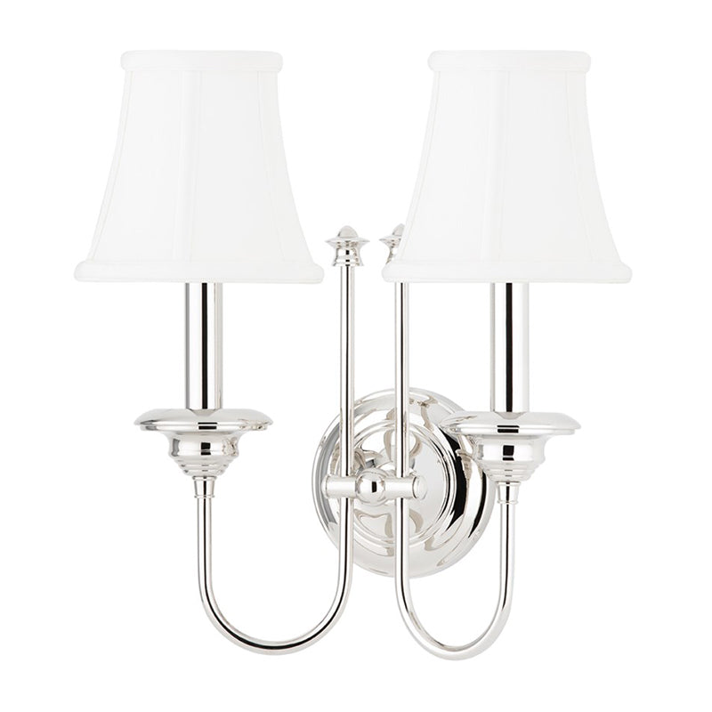 Hudson Valley 8712 Yorktown 2-lt Wall Sconce