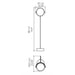 Accord 3040 Naia 1-lt 74" Tall LED Floor Lamp