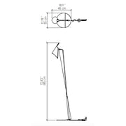 Accord 3041 Balance 1-lt 73" Tall LED Floor Lamp