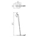 Accord 3041 Balance 1-lt 73" Tall LED Floor Lamp