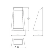 WAC 3041 LED Deck & Patio Light