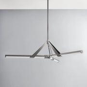 Hudson Valley 3046 Jonas 3-lt 46" LED Chandelier-Black Nickel