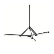 Hudson Valley 3046 Jonas 3-lt 46" LED Chandelier-Black Nickel