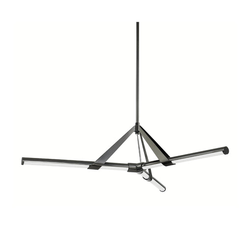 Hudson Valley 3046 Jonas 3-lt 46" LED Chandelier-Black Nickel