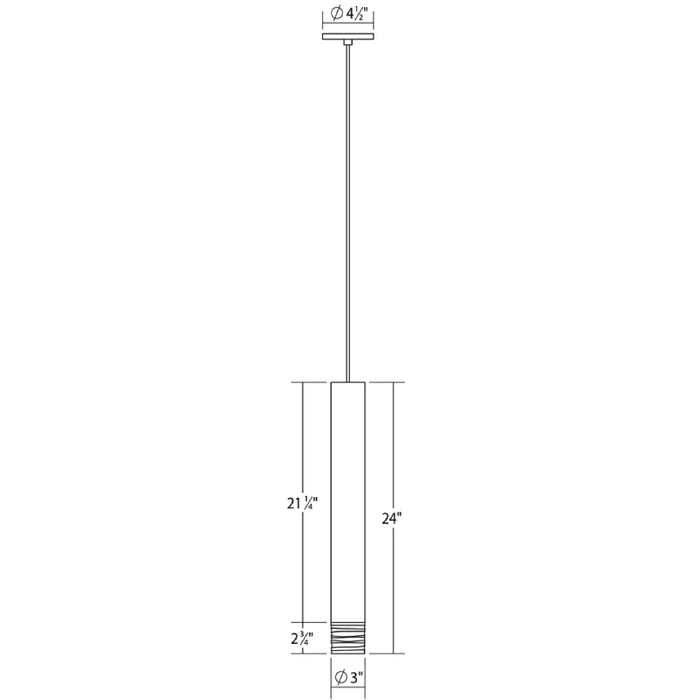 Sonneman 3059 ALC 3" LED Pendant