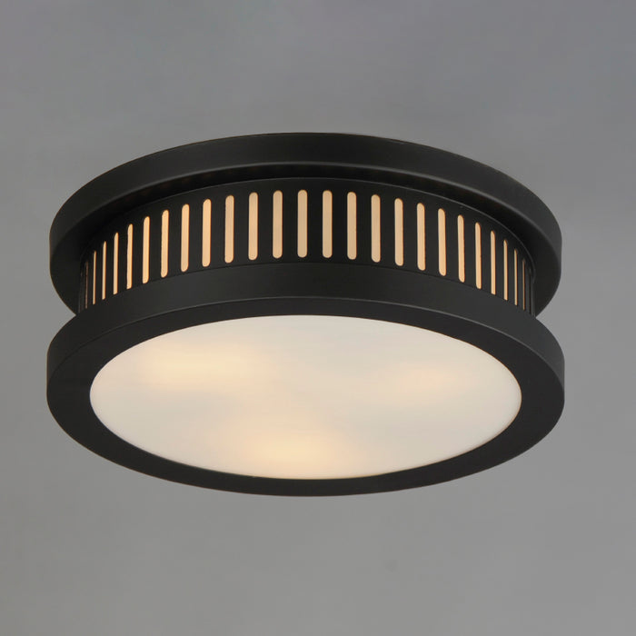 Maxim 30599 Oxford 3-lt 12" Outdoor Flush Mount