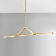Hudson Valley 3060 Jonas 1-lt 60" LED Linear Chandelier-Aged Brass