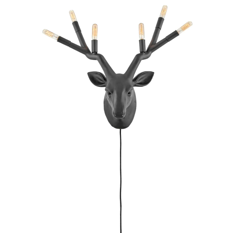 Hinkley 30602 Stag 6-lt 16" Tall LED Wall Sconce - Black