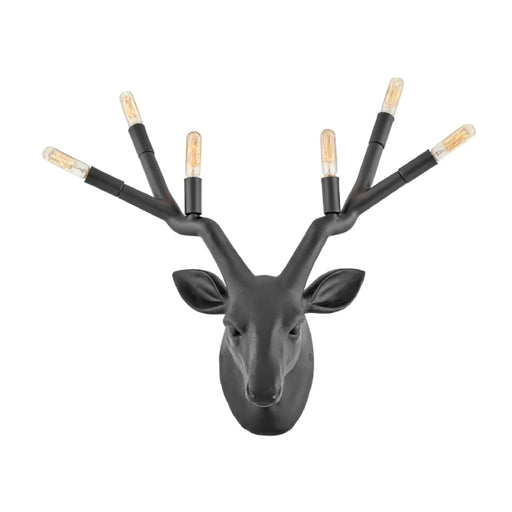 Hinkley 30602 Stag 6-lt 16" Tall LED Wall Sconce - Black