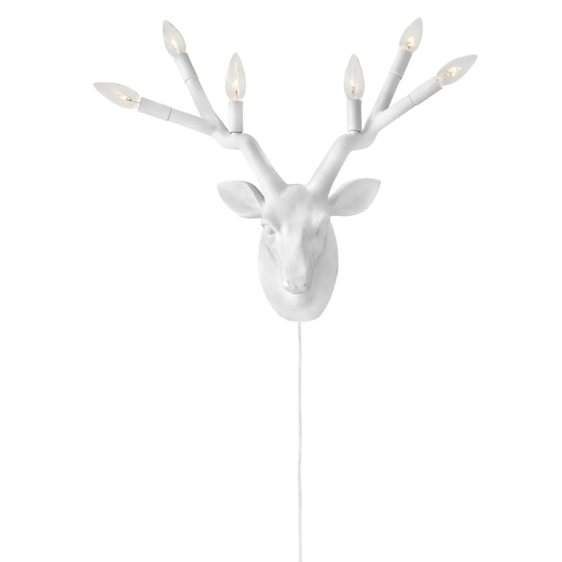 Hinkley 30602 Stag 6-lt 16" Tall LED Wall Sconce - Chalk White