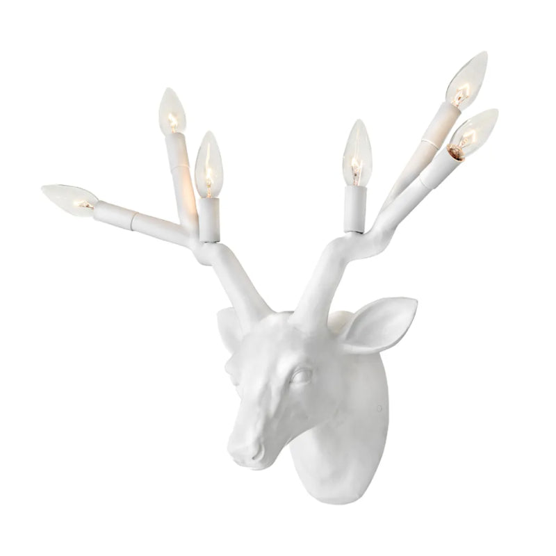 Hinkley 30602 Stag 6-lt 16" Tall LED Wall Sconce - Chalk White