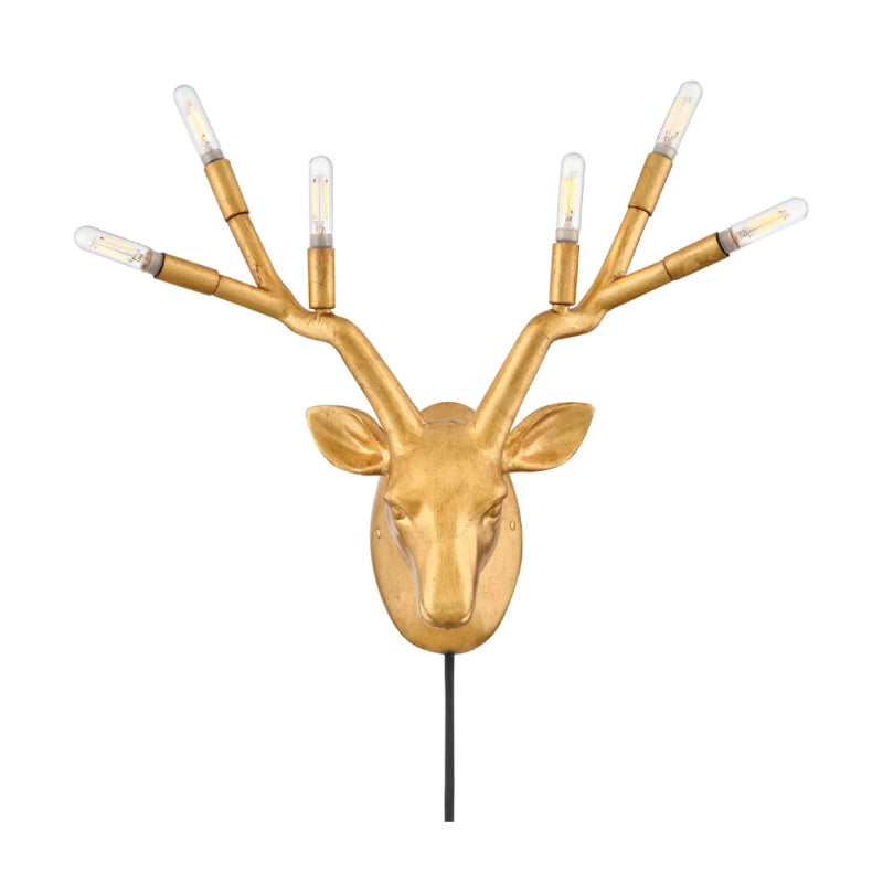 Hinkley 30602 Stag 6-lt 16" Tall LED Wall Sconce - Distressed Brass