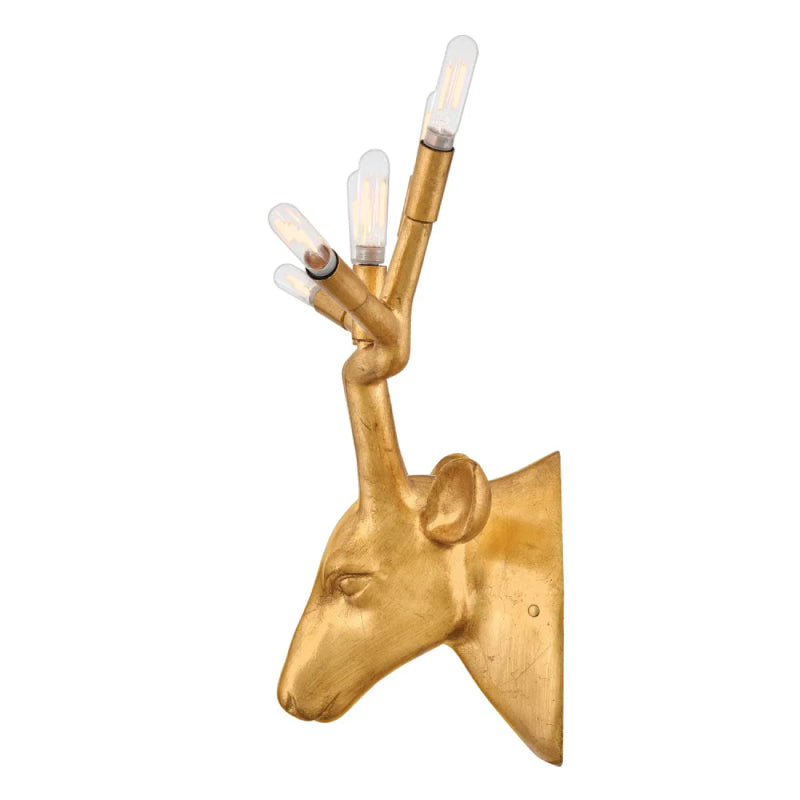 Hinkley 30602 Stag 6-lt 16" Tall LED Wall Sconce - Distressed Brass