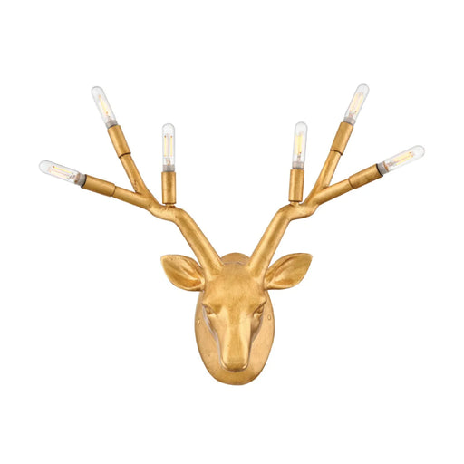 Hinkley 30602 Stag 6-lt 16" Tall LED Wall Sconce - Distressed Brass