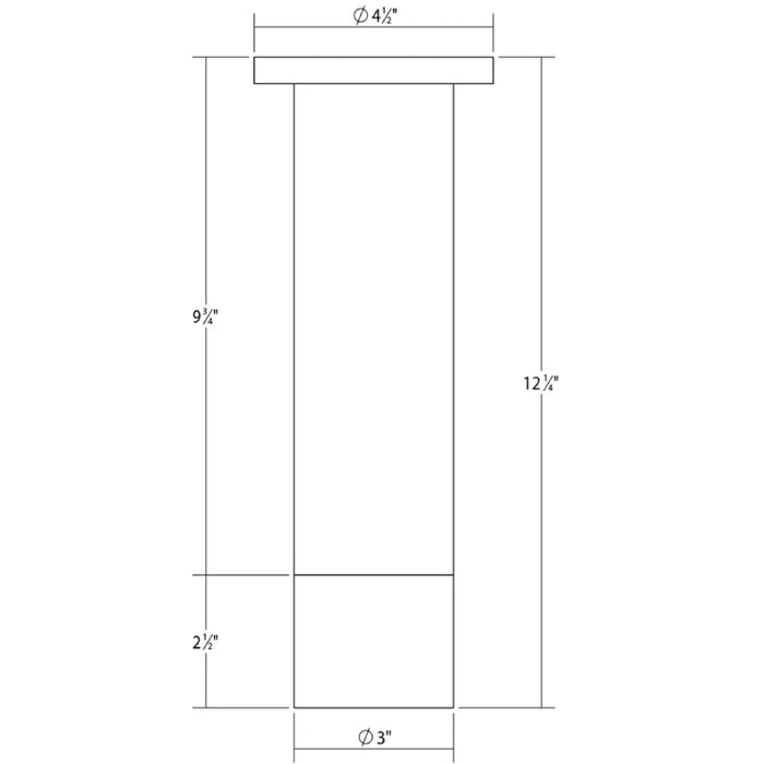 Sonneman 3063 ALC 3" Medium LED Surface Mount