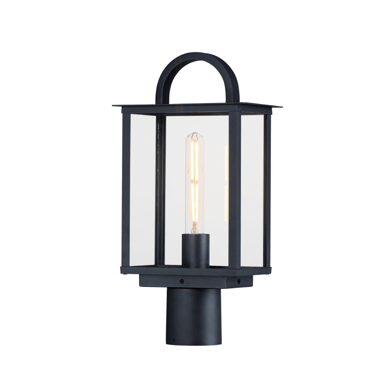 Maxim 30759 Manchester 1-lt 18" Tall Outdoor Deck/Post Mount