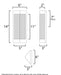 Maxim 30761 Triform 1-lt 14" Tall Outdoor Wall Sconce