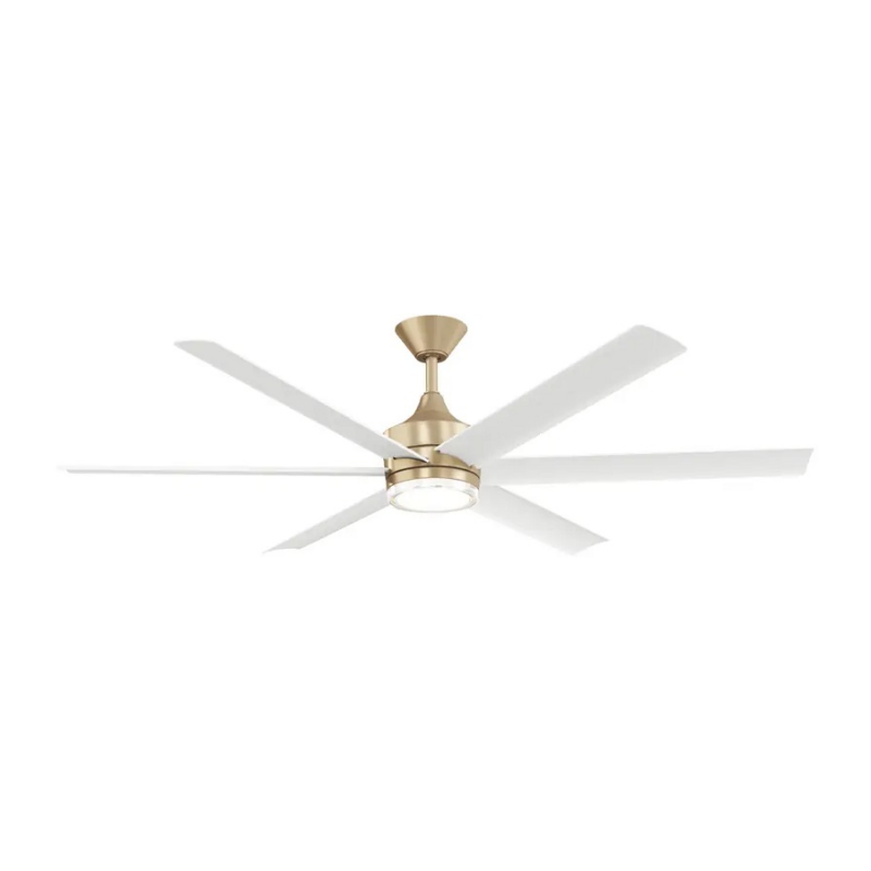 Kichler 310065 Solen 65" Smart Ceiling Fan with LED Light Kit - Champagne Bronze