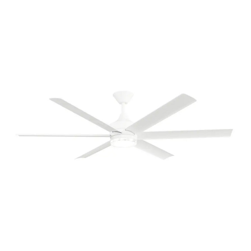 Kichler 310065 Solen 65" Smart Ceiling Fan with LED Light Kit - Matte White