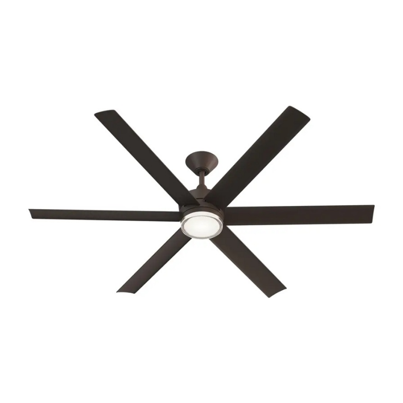 Kichler 310065 Solen 65" Smart Ceiling Fan with LED Light Kit - Satin Natural Bronze