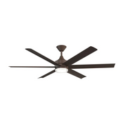 Kichler 310065 Solen 65" Smart Ceiling Fan with LED Light Kit - Satin Natural Bronze