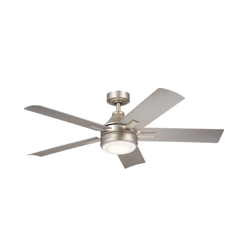 Kichler 310075 Tide 52" Ceiling Fan with LED Light Kit - Brushed Nickel