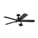 Kichler 310075 Tide 52" Ceiling Fan with LED Light Kit - Satin Black