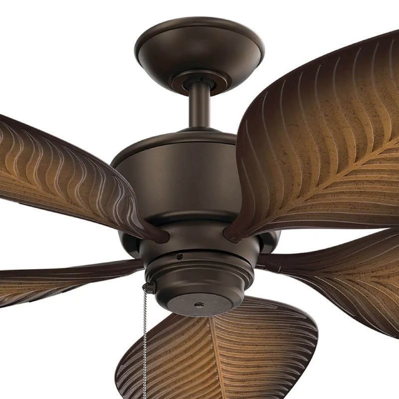Kichler 310095 Nani 56" Outdoor Ceiling Fan - Satin Natural Bronze