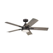 Kichler 310126 Tide 52" Ceiling Fan with LED Light Kit - Olde Bronze