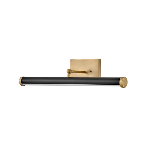 Hinkley 31012 Regis 1-lt 25" LED Wall Light - Heritage Brass with Black accents