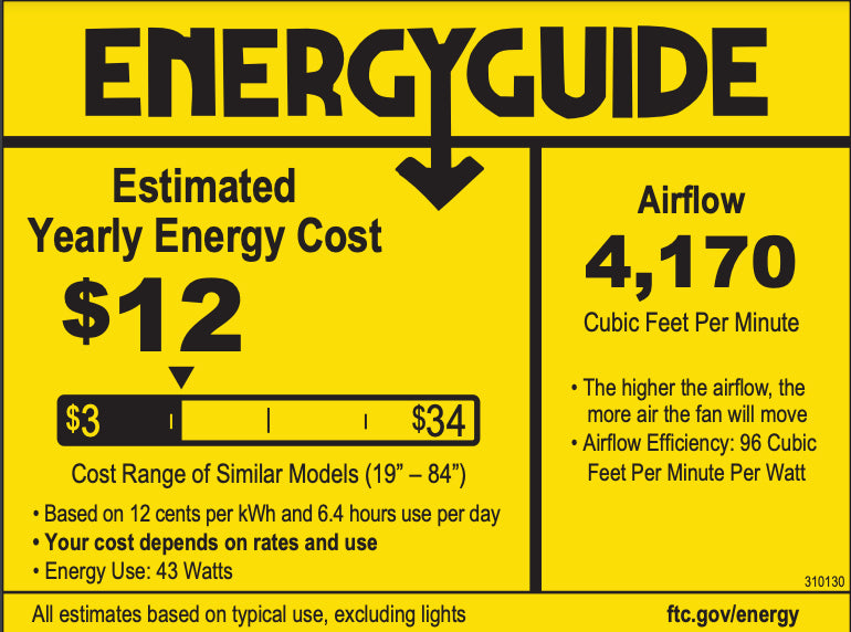 Kichler 310130 Tranquil 56" Ceiling Fan with LED Light Kit