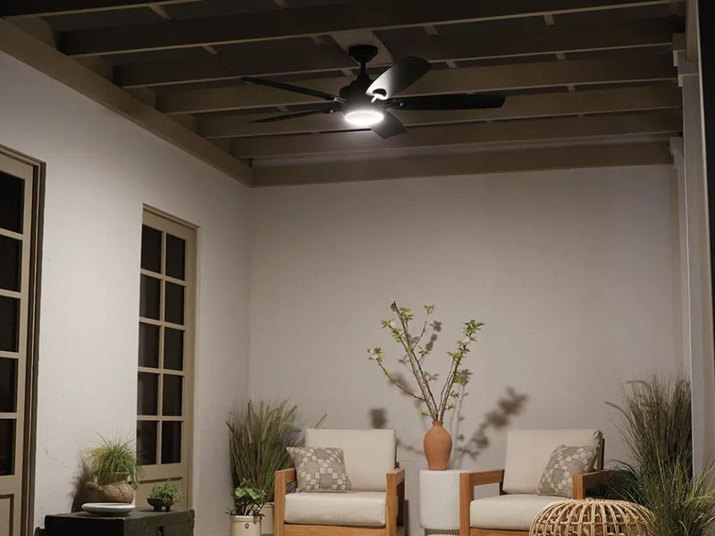 Kichler 310130 Tranquil 56" Ceiling Fan with LED Light Kit