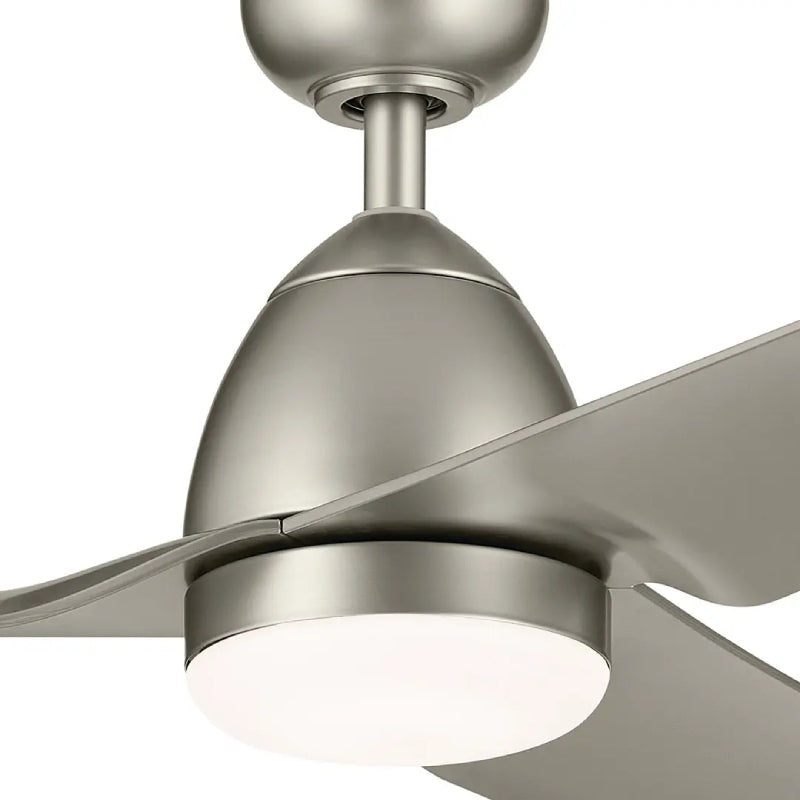 Kichler 310254 Fit 54" Ceiling Fan with LED Light Kit - Painted Brushed Nickel