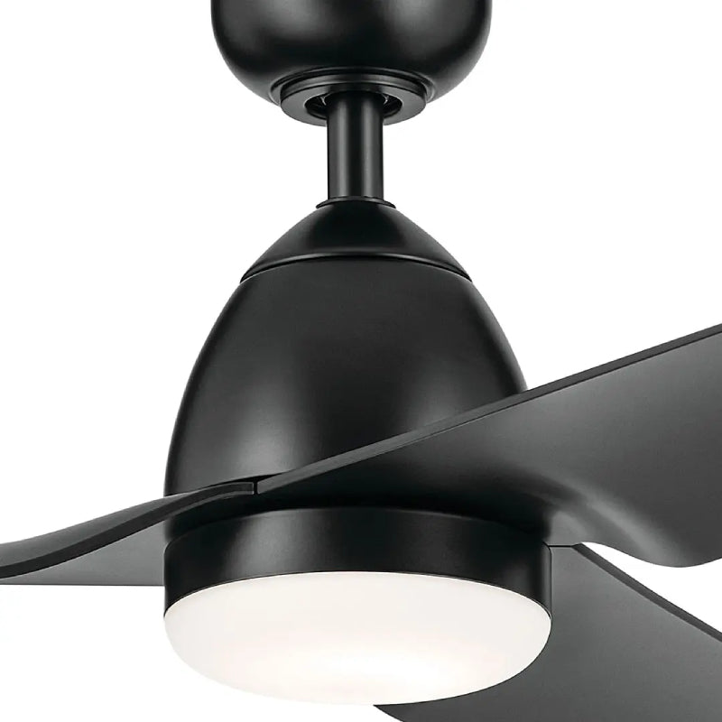 Kichler 310254 Fit 54" Ceiling Fan with LED Light Kit - Satin Black