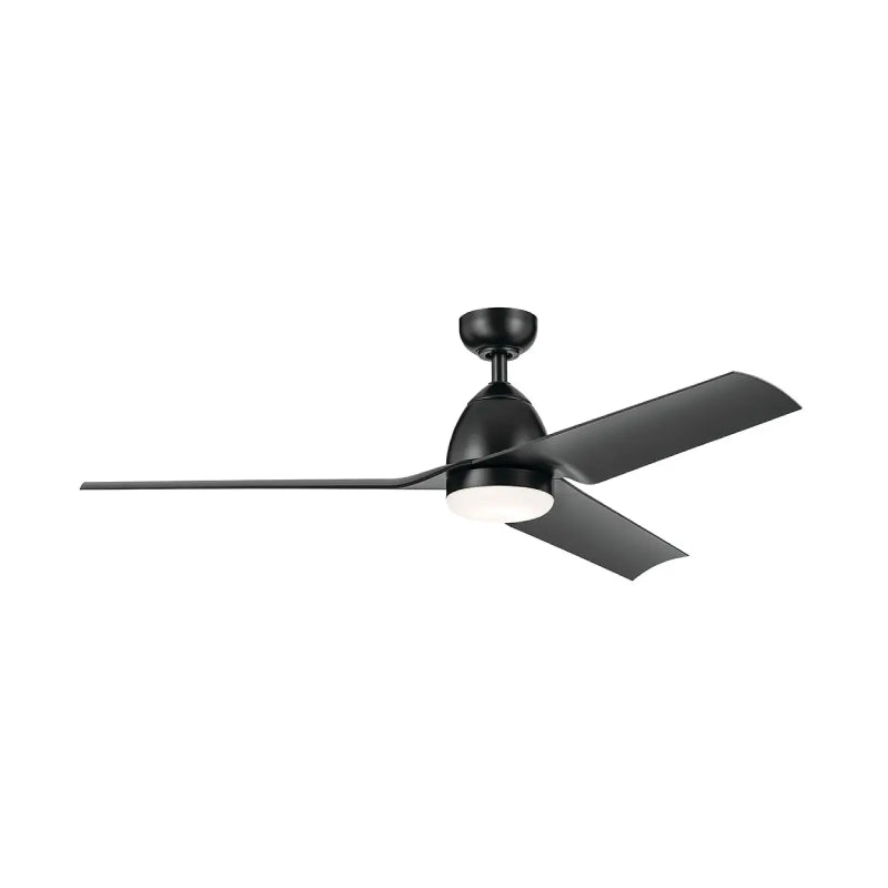 Kichler 310254 Fit 54" Ceiling Fan with LED Light Kit - Satin Black