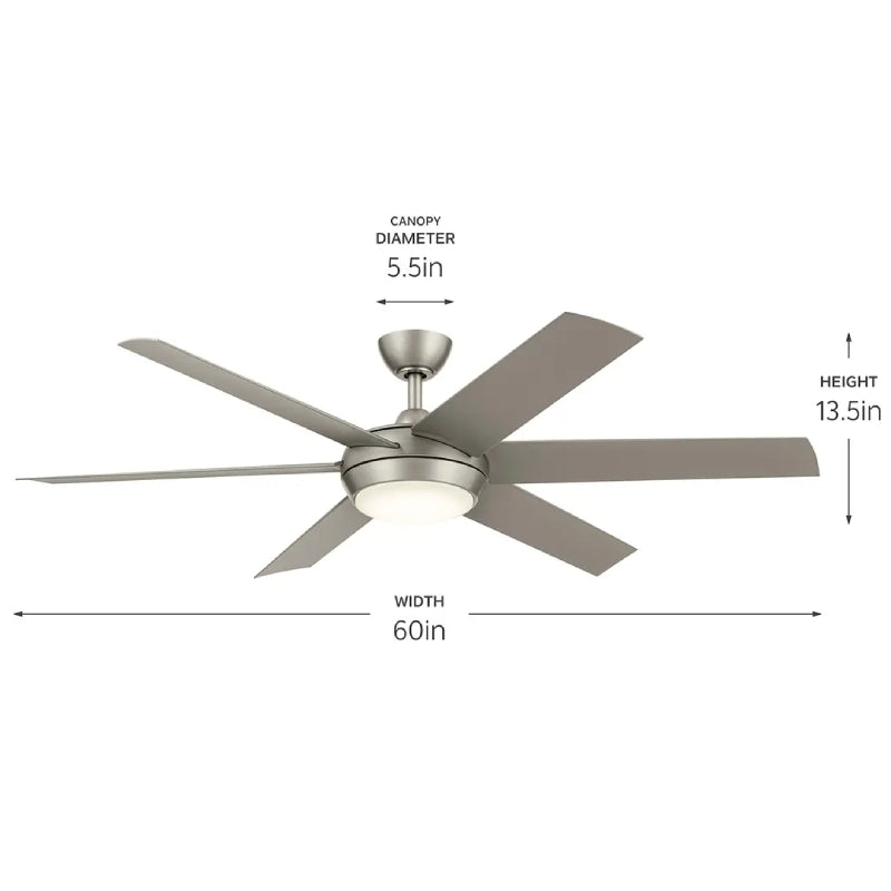 Kichler 310260 Mint 60" Ceiling Fan with LED Light Kit