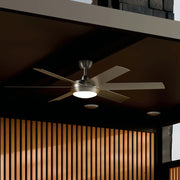 Kichler 310260 Mint 60" Ceiling Fan with LED Light Kit - Brushed Nickel