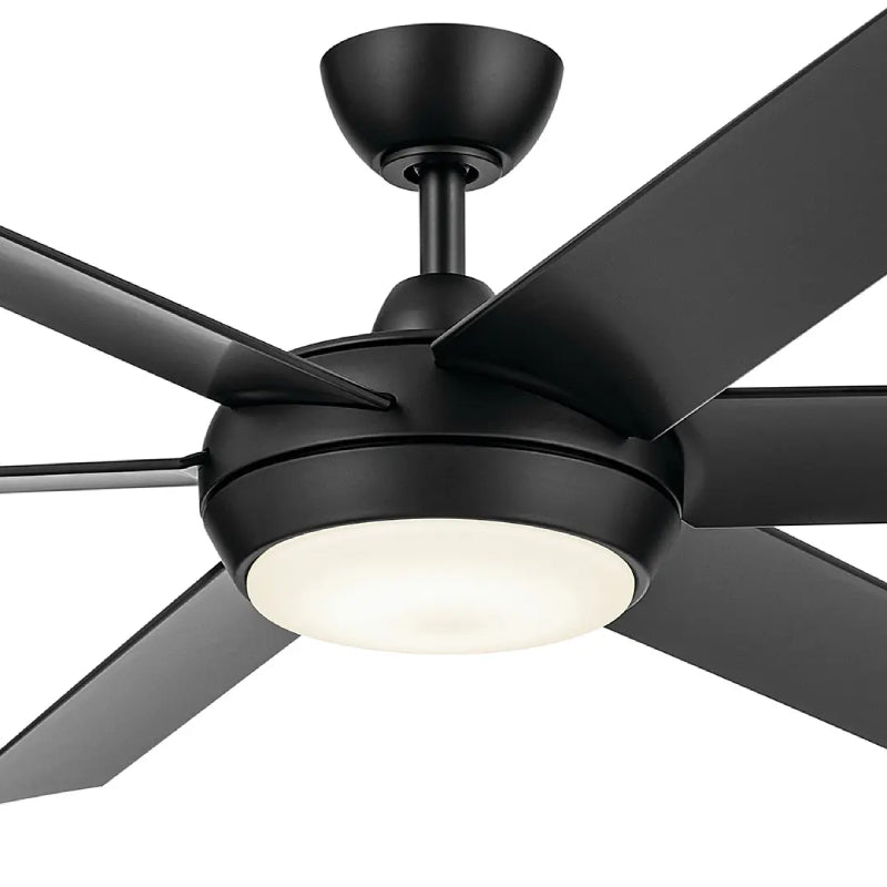 Kichler 310260 Mint 60" Ceiling Fan with LED Light Kit - Satin Black