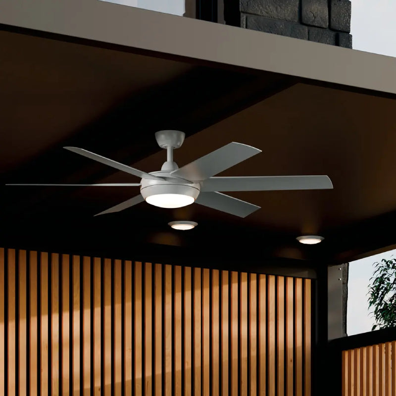 Kichler 310260 Mint 60" Ceiling Fan with LED Light Kit - White