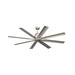 Kichler 310265 Breda 65" Outdoor Ceiling Fan - Brushed Nickel