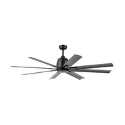 Kichler 310265 Breda 65" Outdoor Ceiling Fan - Satin Black