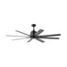 Kichler 310265 Breda 65" Outdoor Ceiling Fan - Satin Black