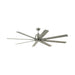 Kichler 310275 Breda 75" Outdoor Ceiling Fan - Brushed Nickel