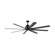 Kichler 310275 Breda 75" Outdoor Ceiling Fan - Satin Black