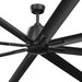 Kichler 310285 Breda 84" Outdoor Ceiling Fan- Satin Black
