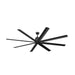 Kichler 310285 Breda 84" Outdoor Ceiling Fan - Satin Black